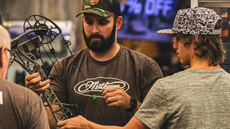 Lancaster shop with mathews bow