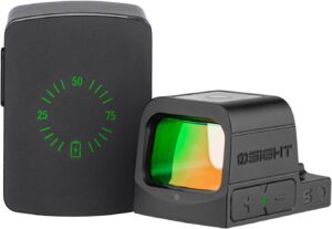 S Multi-Reticle Micro Enclosed Sight with Charging Cover, 2 MOA Dot & 32 MOA Circle for RMSc Footprint, Parallax-Free Durable Reflex Sights (Red Dot)