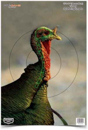 BIRCHWOOD CASEY Pregame 12" x 18" Small Game Animal Targets - Photo-Realistic Instant Splattering Shooting Targets - for Use with All Guns & Calibers - 8 Targets Pack